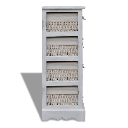 vidaXL Storage Rack | White