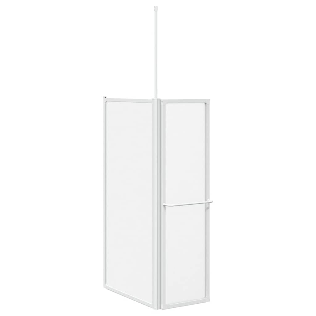 Shower Bath Screen Wall L Shape 70 x 120 x 137 cm 4 Panels Foldable