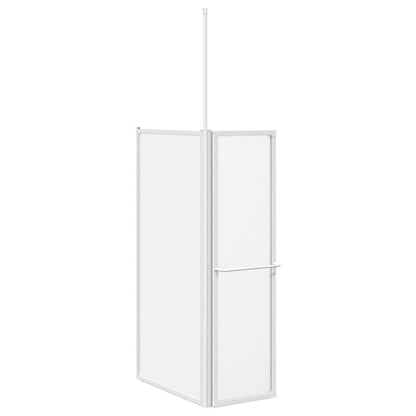 Shower Bath Screen Wall L Shape 70 x 120 x 137 cm 4 Panels Foldable