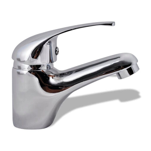 vidaXL Basin Mixer Tap Chrome