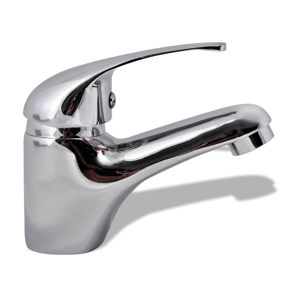 140829 vidaXL Basin Mixer Tap Chrome