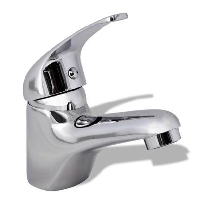 vidaXL Basin Mixer Tap Chrome