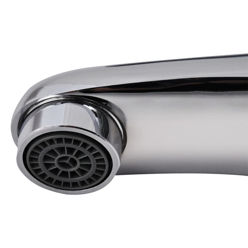 vidaXL Basin Mixer Tap Chrome