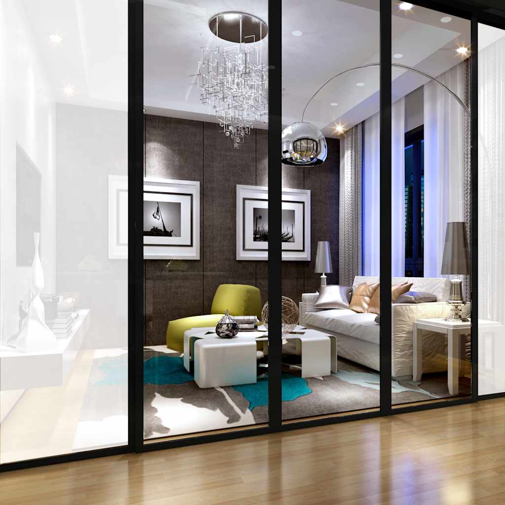 vidaXL Window Film Frosted Grey 0.9x5 m PVC