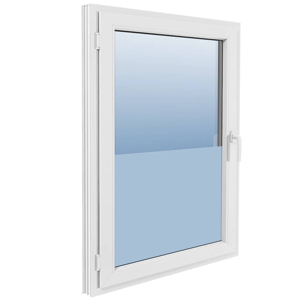 vidaXL Window Film Frosted Grey 0.9x10 m PVC
