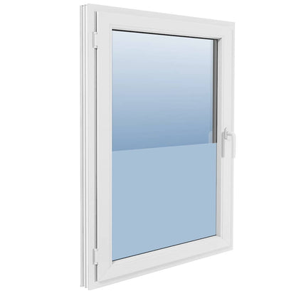 vidaXL Window Film Frosted Grey 0.9x10 m PVC
