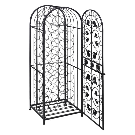 240939 vidaXL Wine Rack for 45 Bottles Metal