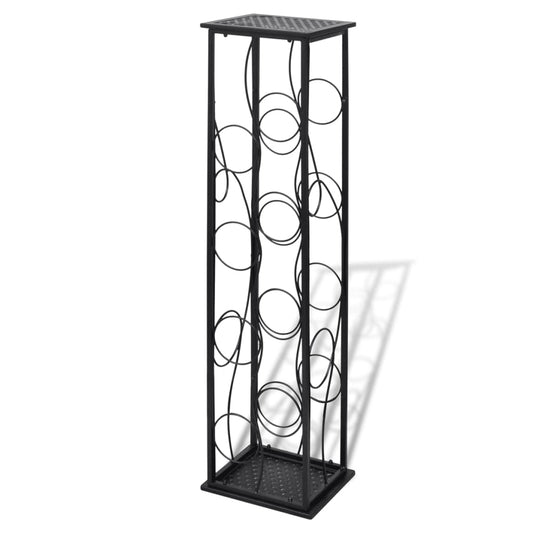 240941 vidaXL Wine Rack for 8 Bottles Metal