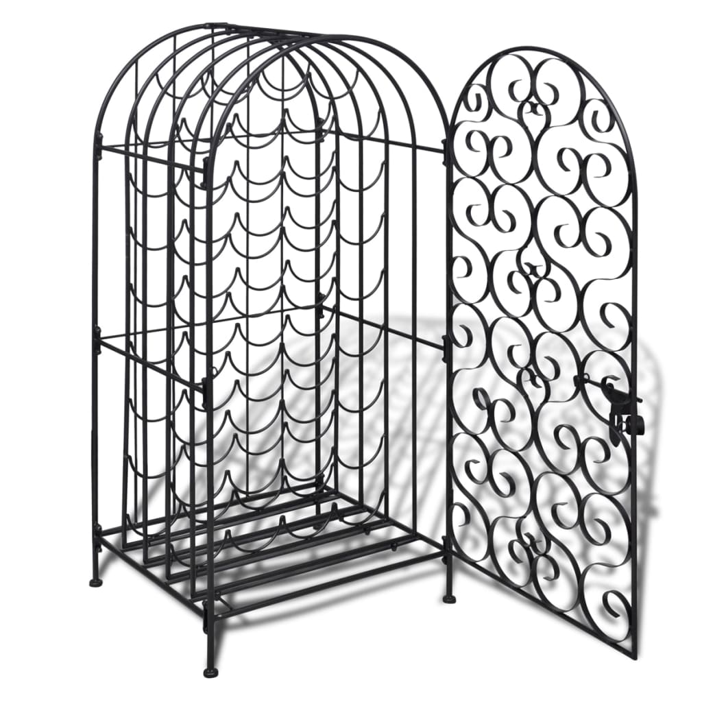 vidaXL Wine Rack for 35 Bottles Metal