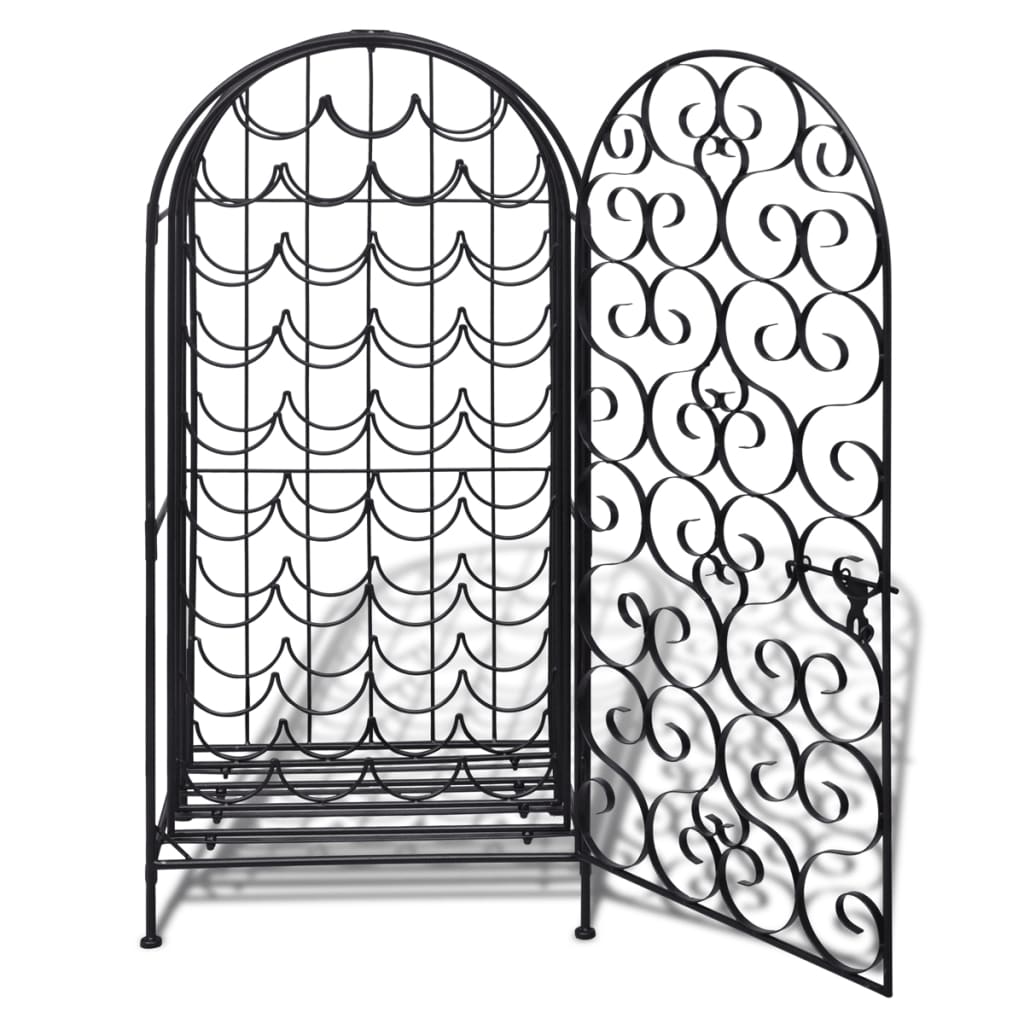 vidaXL Wine Rack for 35 Bottles Metal