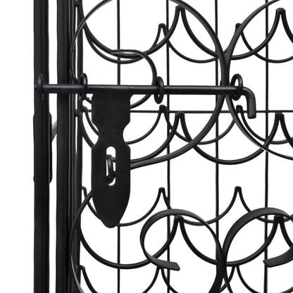 vidaXL Wine Rack for 35 Bottles Metal