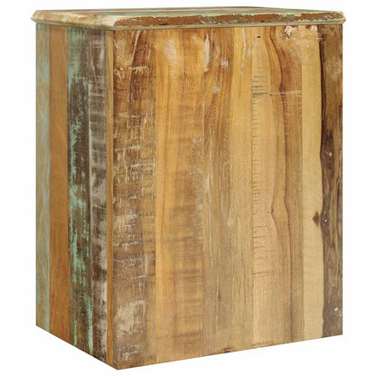 240950 vidaXL End Table with 1 Drawer 1 Door Reclaimed Wood