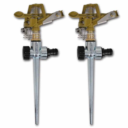 40912 Impulse Sprinklers Garden Watering Zinc Metal Spike 2 pcs