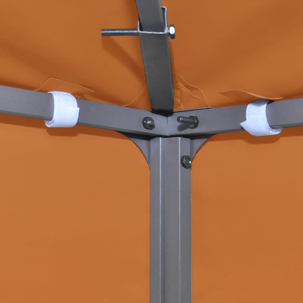 vidaXL Gazebo Canopy | Orange | Polyester with PVC Coating | 3m x 3m