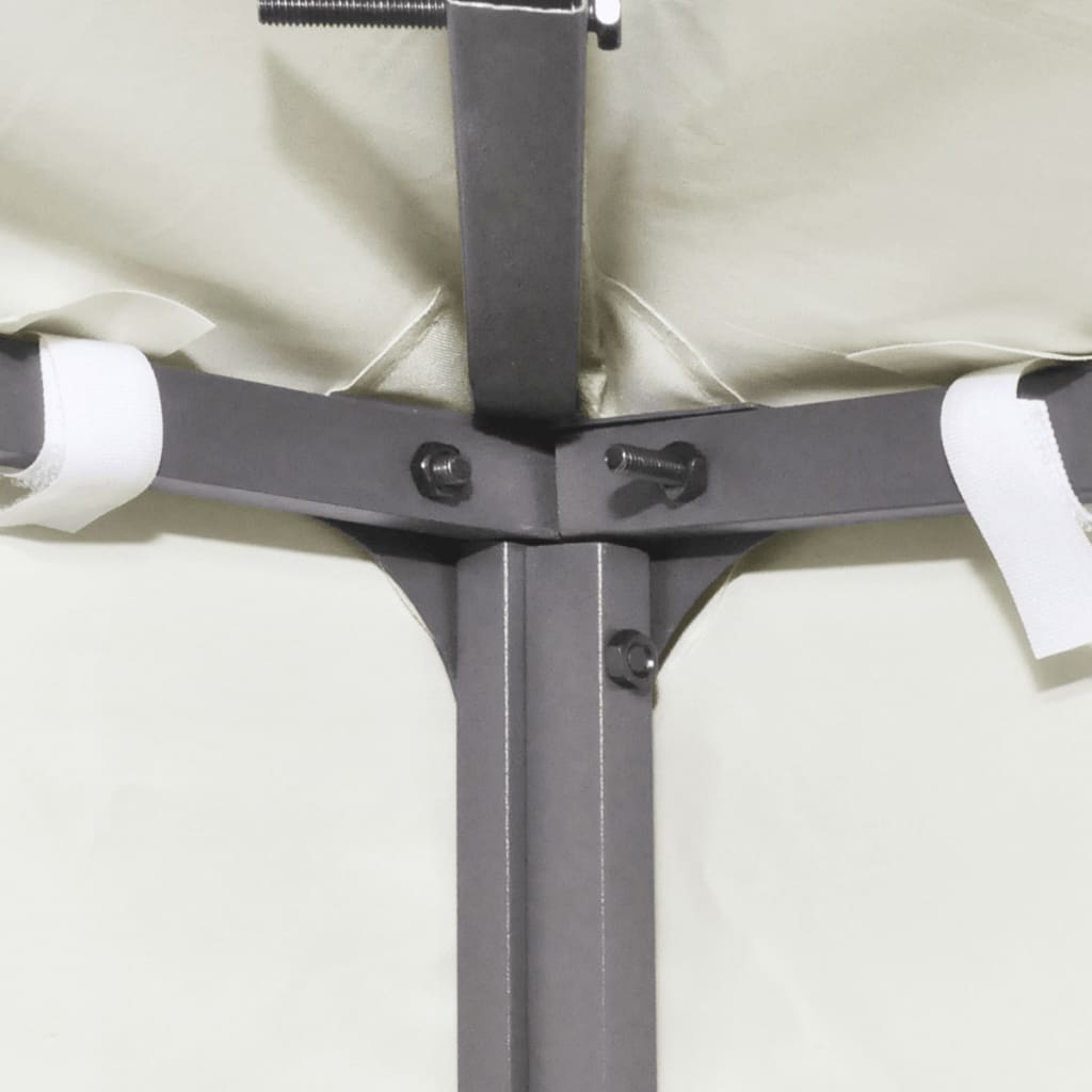 vidaXL Gazebo Cover Canopy Replacement 310 g / m² Cream White 3 x 4 m