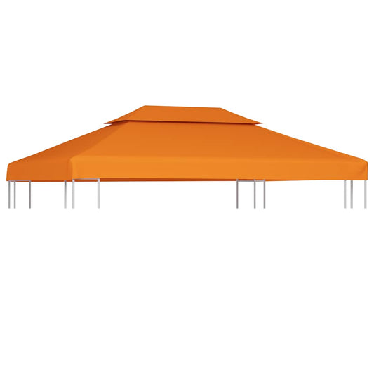 40883 vidaXL Gazebo Cover Canopy Replacement 310 g / m² Orange 3 x 4 m