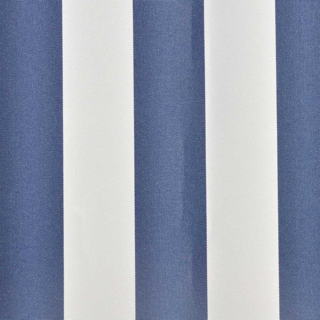 vidaXL Awning Replacement Fabric Blue and White 600x300 cm Polyester