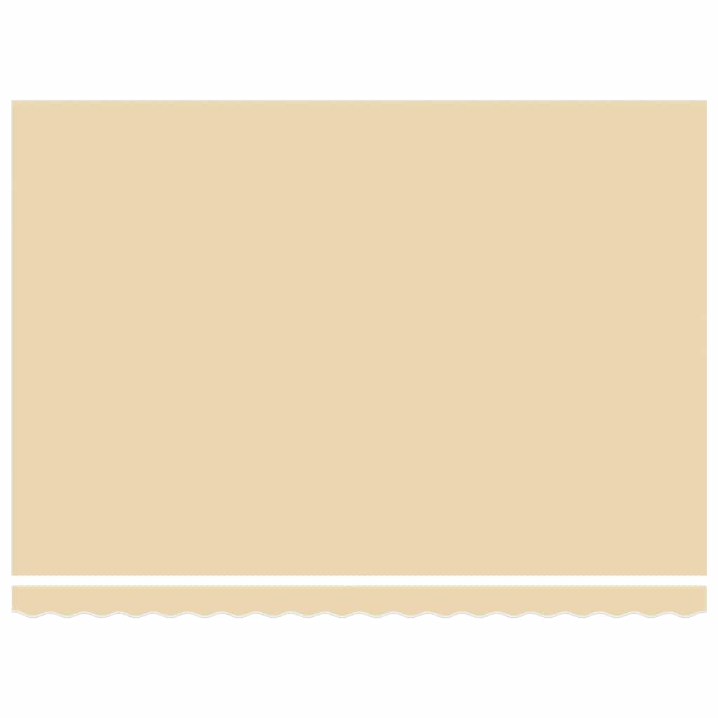 vidaXL Awning Replacement Fabric Cream 400x300 cm Polyester
