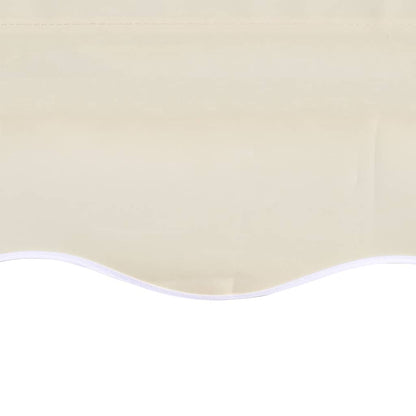 vidaXL Awning Top Sunshade Canvas Cream 4 x 3 m