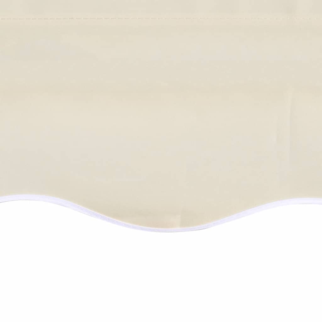 vidaXL Awning Top Sunshade Canvas Cream 6 x 3 m