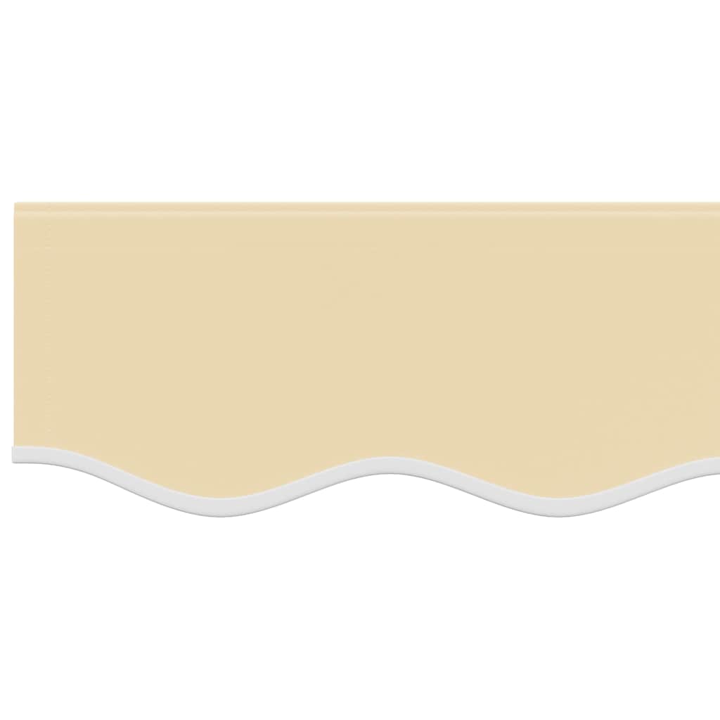 vidaXL Awning Replacement Fabric Cream 600x300 cm Polyester