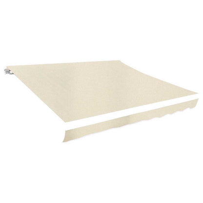 vidaXL Awning Replacement Fabric Cream 600x300 cm Polyester
