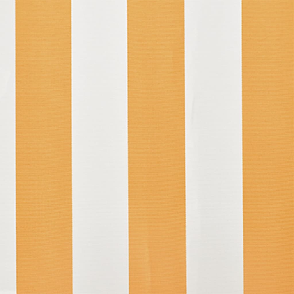 vidaXL Awning Top Sunshade Canvas Sunflower Yellow & White 6 x 3 m