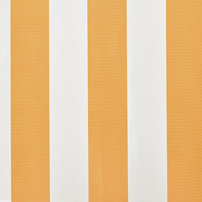 vidaXL Awning Top Sunshade Canvas Sunflower Yellow & White 6 x 3 m