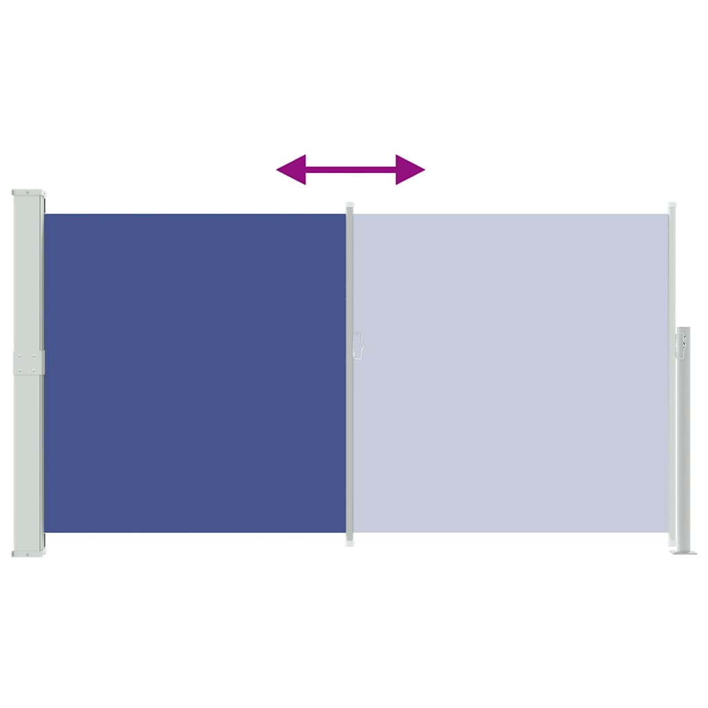Patio Terrace Side Awning 160 x 300 cm Blue