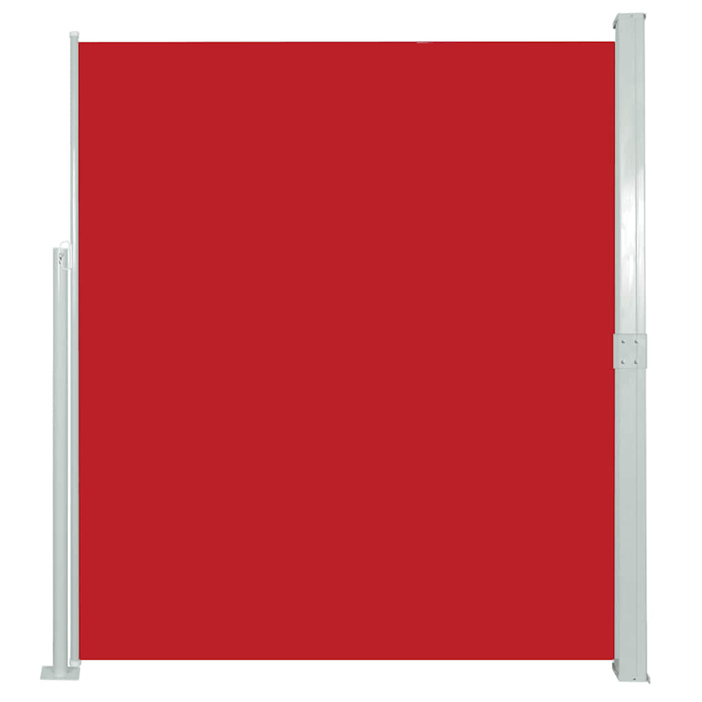 vidaXL Side Awning | Red | Polyester | 160 x 300 cm | Adjustable Armrests