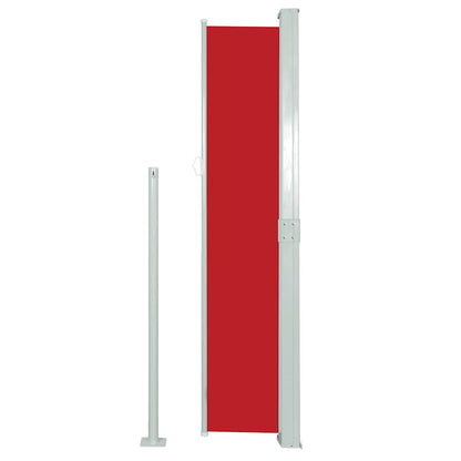 vidaXL Side Awning | Red | Polyester | 160 x 300 cm | Adjustable Armrests