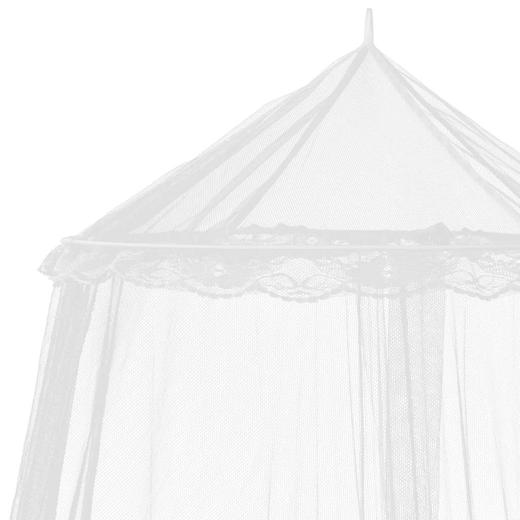 50263 vidaXL Mosquito Net 2 pcs Round 56x325x230 cm