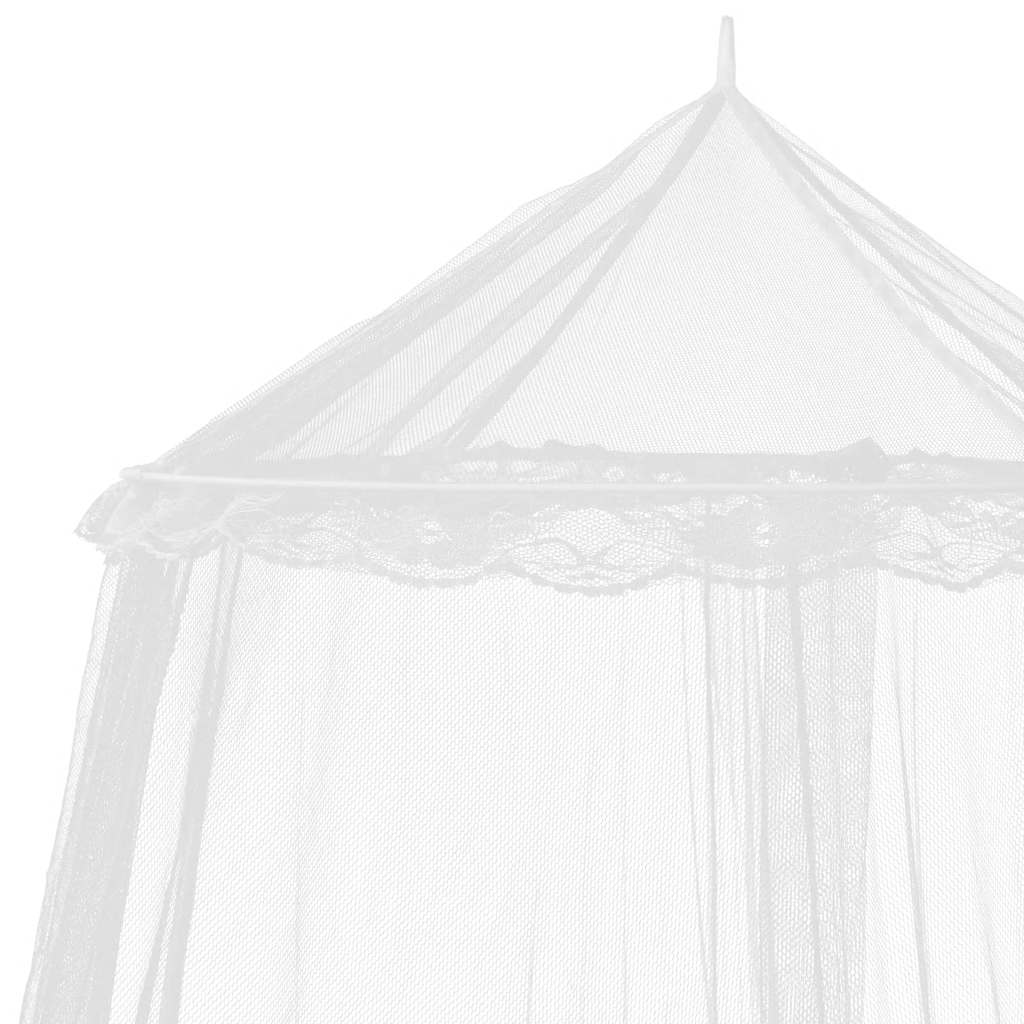 50263 vidaXL Mosquito Net 2 pcs Round 56x325x230 cm