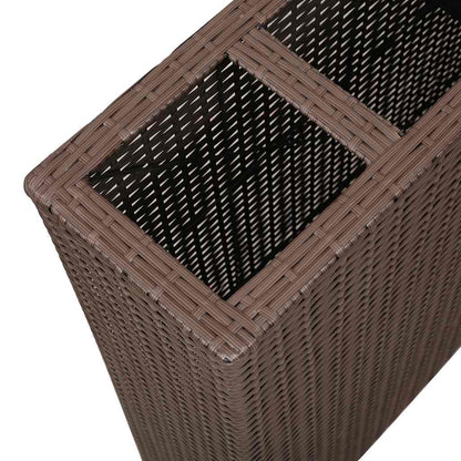 vidaXL Raised Bed | Brown | Poly rattan, plastic | Medium | Raised Bed