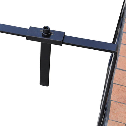vidaXL Hanging Balcony Table Terracotta Mosaic