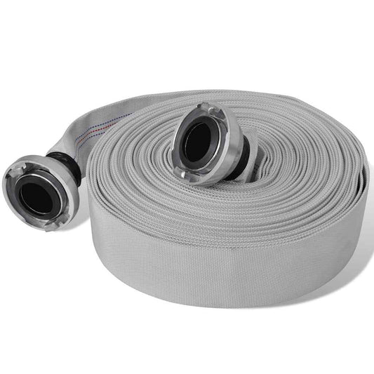 141107 vidaXL Fire Hose Flat Hose 30 m with C-Storz Couplings 2 Inch