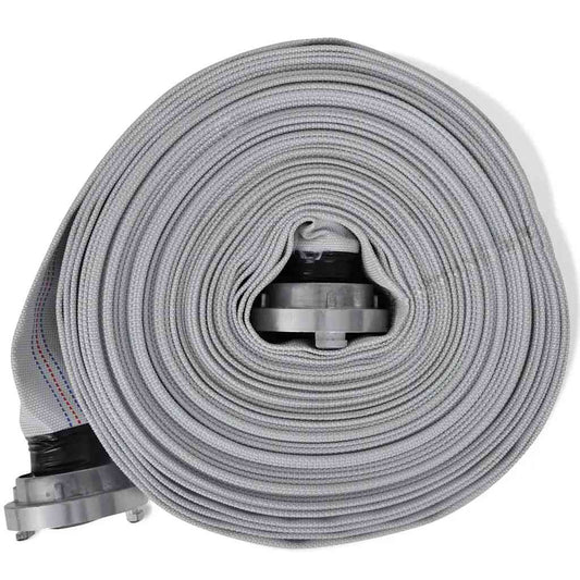 141107 vidaXL Fire Hose Flat Hose 30 m with C-Storz Couplings 2 Inch