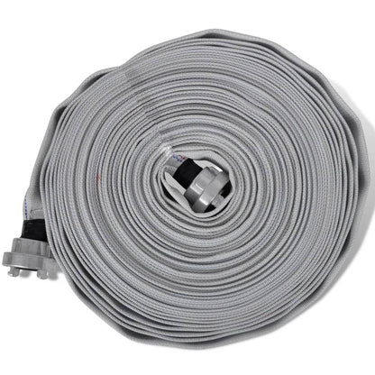 vidaXL Fire Hose Flat Hose 20 m with D-Storz Couplings 1 Inch