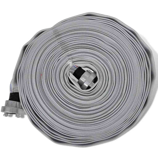 141108 vidaXL Fire Hose Flat Hose 20 m with D-Storz Couplings 1 Inch