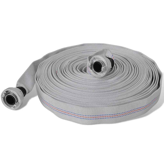 141109 vidaXL Fire Hose Flat Hose 30 m with D-Storz Couplings 1 Inch