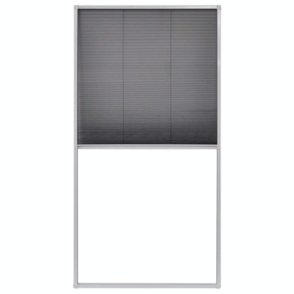 141129 vidaXL Plisse Insect Screen Window 80 x 160 cm