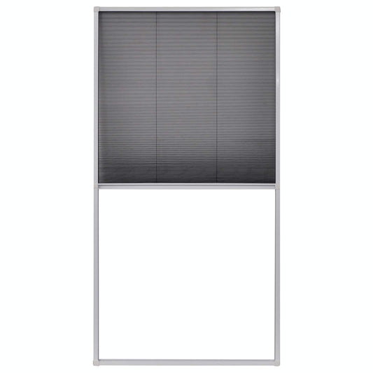 141129 vidaXL Plisse Insect Screen Window 80 x 160 cm