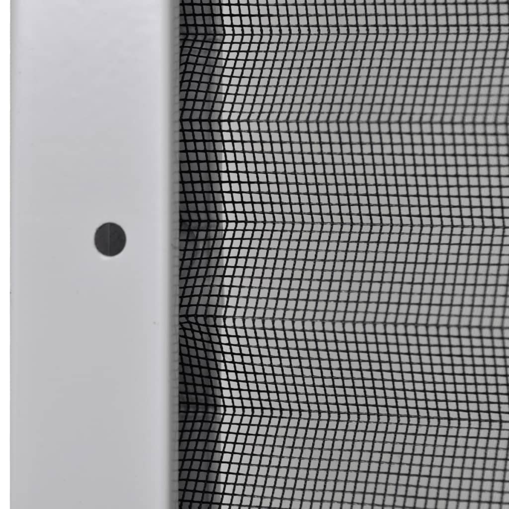vidaXL Insect Plisse Screen Window Aluminium 160 x 80 cm with Shade