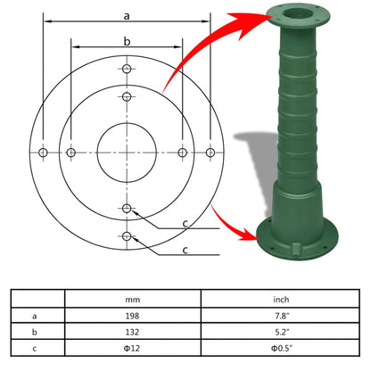 vidaXL Garden Water Pump with Stand