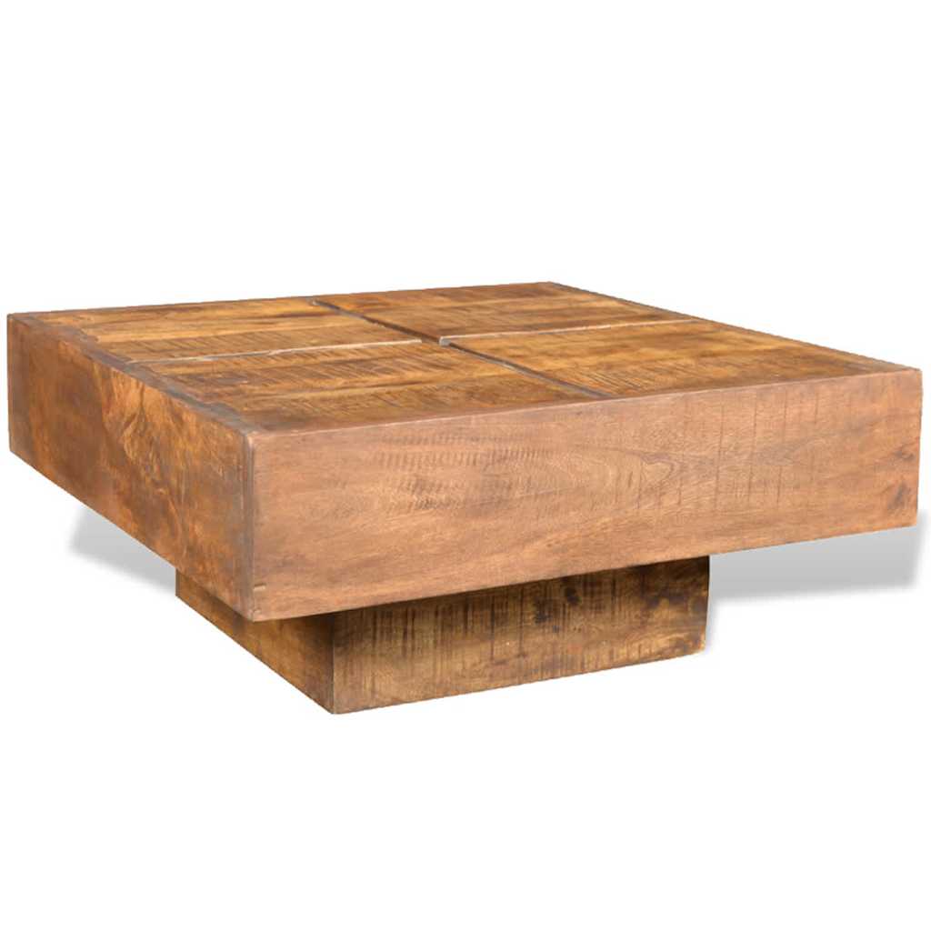 vidaXL Coffee Table | Brown | Solid mango wood | Small |  Durable