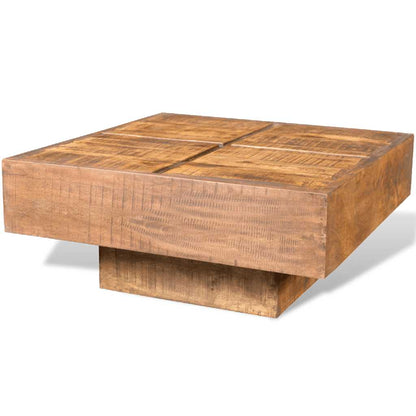 vidaXL Coffee Table | Brown | Solid mango wood | Small |  Durable