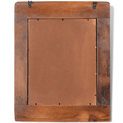 241134 Reclaimed Solid Wood Bathroom Vanity Cabinet Set with Mirror