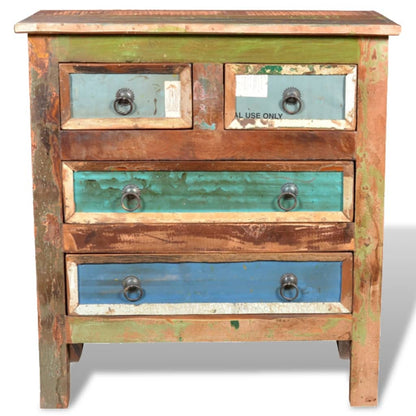 vidaXL Vintage Cabinet | Multicolour | Reclaimed solid wood | Medium | Storage