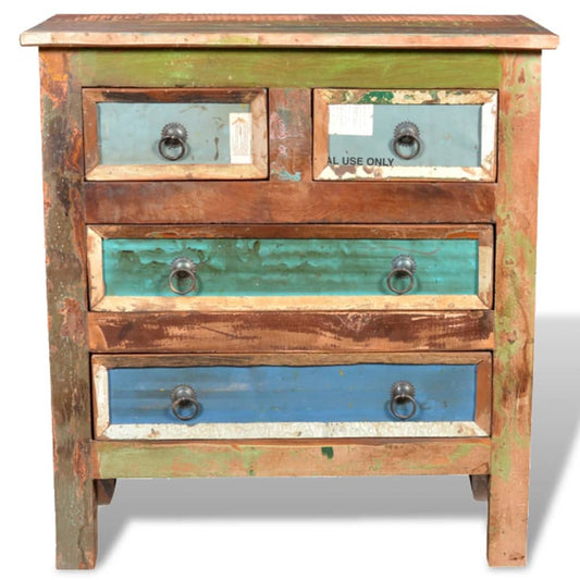 vidaXL Vintage Cabinet | Multicolour | Reclaimed solid wood | Medium | Storage