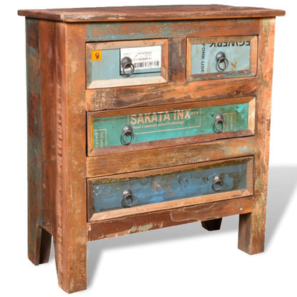 vidaXL Vintage Cabinet | Multicolour | Reclaimed solid wood | Medium | Storage